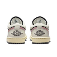 Custom Air Jordan 1 Beige Black Pink Low