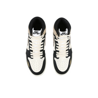 Custom Air Jordan 1 Black Light Brown Snake Scales High