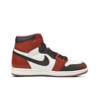 Custom Air Jordan 1 Red Black Gold Snake Theme High