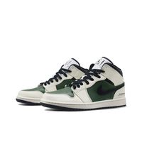 Custom Air Jordan 1 Off-white Dark Green Black