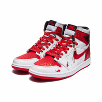 Custom Air Jordan 1 Off White Red Koi Fish High