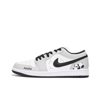 Custom Air Jordan 1 Off White Black Panda Cartoon Low