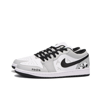 Custom Air Jordan 1 Off White Black Panda Cartoon Low