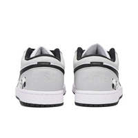 Custom Air Jordan 1 Off White Black Panda Cartoon Low
