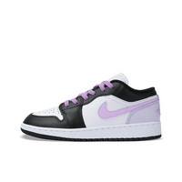 Custom Air Jordan 1 Black Purple White Low