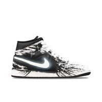 Custom Air Jordan 1 White Black Ink Splash High