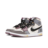 Custom Air Jordan 1 Blue Purple Brown Orchid Theme High