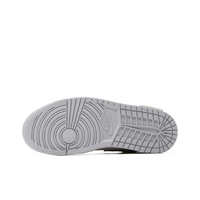 Custom Air Jordan 1 Light Grey Black Graffiti Low