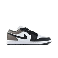 Custom Air Jordan 1 Black Grey White Low