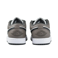 Custom Air Jordan 1 Black Grey White Low