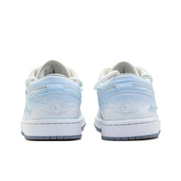 Custom Air Jordan 1 Light Blue White Low