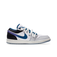 Custom Air Jordan 1 Purple Blue Black Graffiti Shooting Star Low