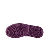 Custom Air Jordan 1 Purple Sliver White Graffiti Low