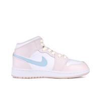 Custom Air Jordan 1 White Blue Pink With Paws
