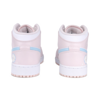 Custom Air Jordan 1 White Blue Pink With Paws