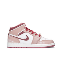 Custom Air Jordan 1 Pink White Snow