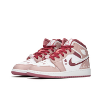 Custom Air Jordan 1 Pink White Snow