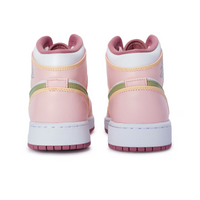 Custom Air Jordan 1 Pink Green Peach Theme