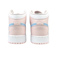 Custom Air Jordan 1 Pink Blue Kitten Fishing Cartoon