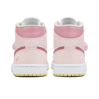 Custom Air Jordan 1 Pink White Yellow