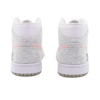 Custom Air Jordan 1 Grey Pink Red Black Plum Bossom