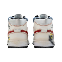 Custom Air Jordan 1 Off White Color Graffiti