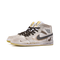Custom Air Jordan 1 Coffee Color Smudge