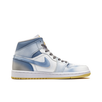 Custom Air Jordan 1 Blue Grey Chinese Characters