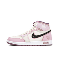 Custom Air Jordan 1 Pink White Black High