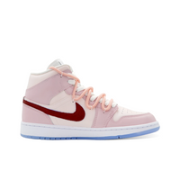 Custom Air Jordan 1 Pink Red Blue Sole