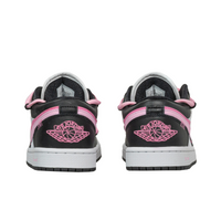 Custom Air Jordan 1 Black White Pink Low