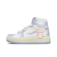 Custom Air Jordan 1 Pink White Pink Bear