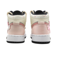Custom Air Jordan 1 Pink Beige With Peach Blossom