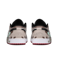 Custom Air Jordan 1 Chocolate Milky Brown Black Low