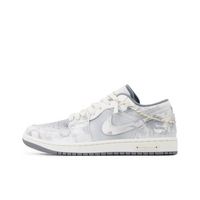 Custom Air Jordan 1 Light Grey White