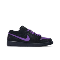 Custom Air Jordan 1 Black Purple Low