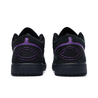 Custom Air Jordan 1 Black Purple Low