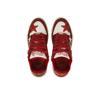 Custom Sneaker Red white Stars