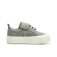 Custom Sneaker Grey-green Stars