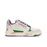 Custom Sneaker Stars Off White Purple Green