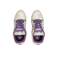 Custom Sneaker Stars Off White Purple Green