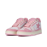 Custom Sneaker Stars Pink White