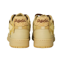 Custom Sneaker Yellow Stars And Ginkgo Leaves