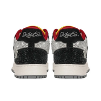 Custom Sneaker Black White Stars Diamond Stickers Full Body