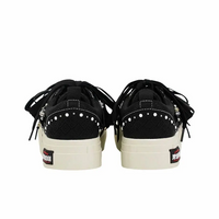 Custom Sneaker Stars Black Dark Pattern Diamond Embellishment