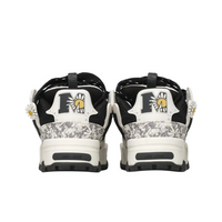 Custom Sneaker Stars Black White With Little Daisies