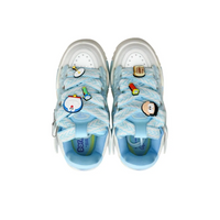 Custom Sneaker Stars Blue Jingle Cat