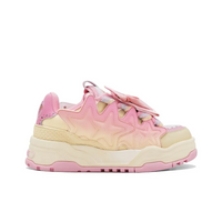 Custom Sneaker Stars Pink Beige Gradient