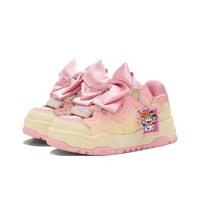 Custom Sneaker Stars Pink Beige Gradient