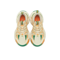 Custom Sneaker Beige Orange Green
